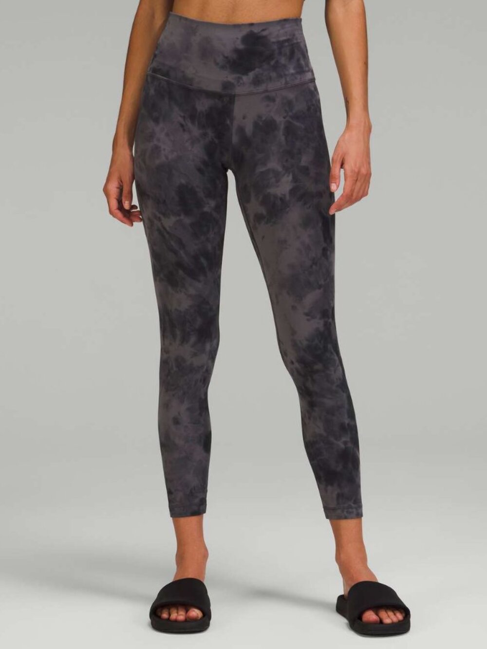 Lululemon Align High-Rise Pant 25" - 6 Diamond Dye Pitch Grey Graphite Grey